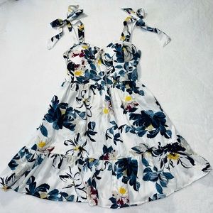 White Floral Dress